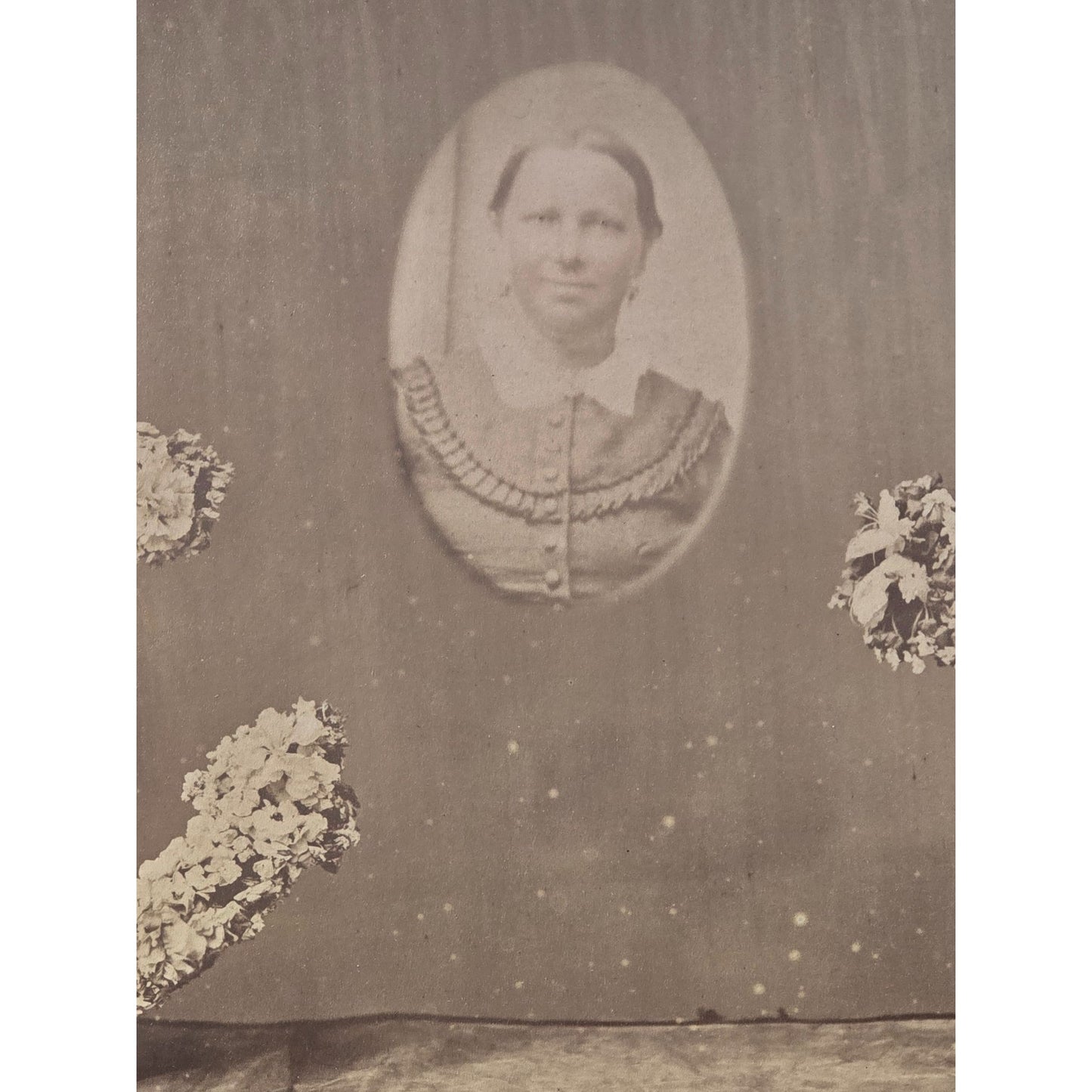 Antique Sepia Funeral Photo c.1900