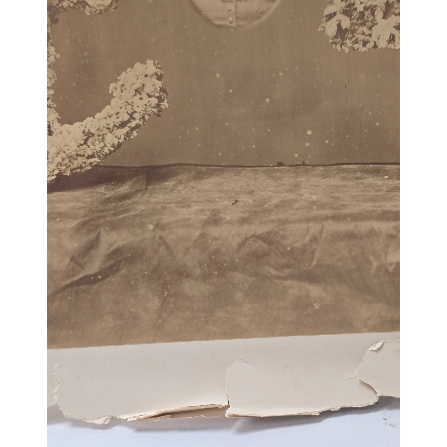 Antique Sepia Funeral Photo c.1900