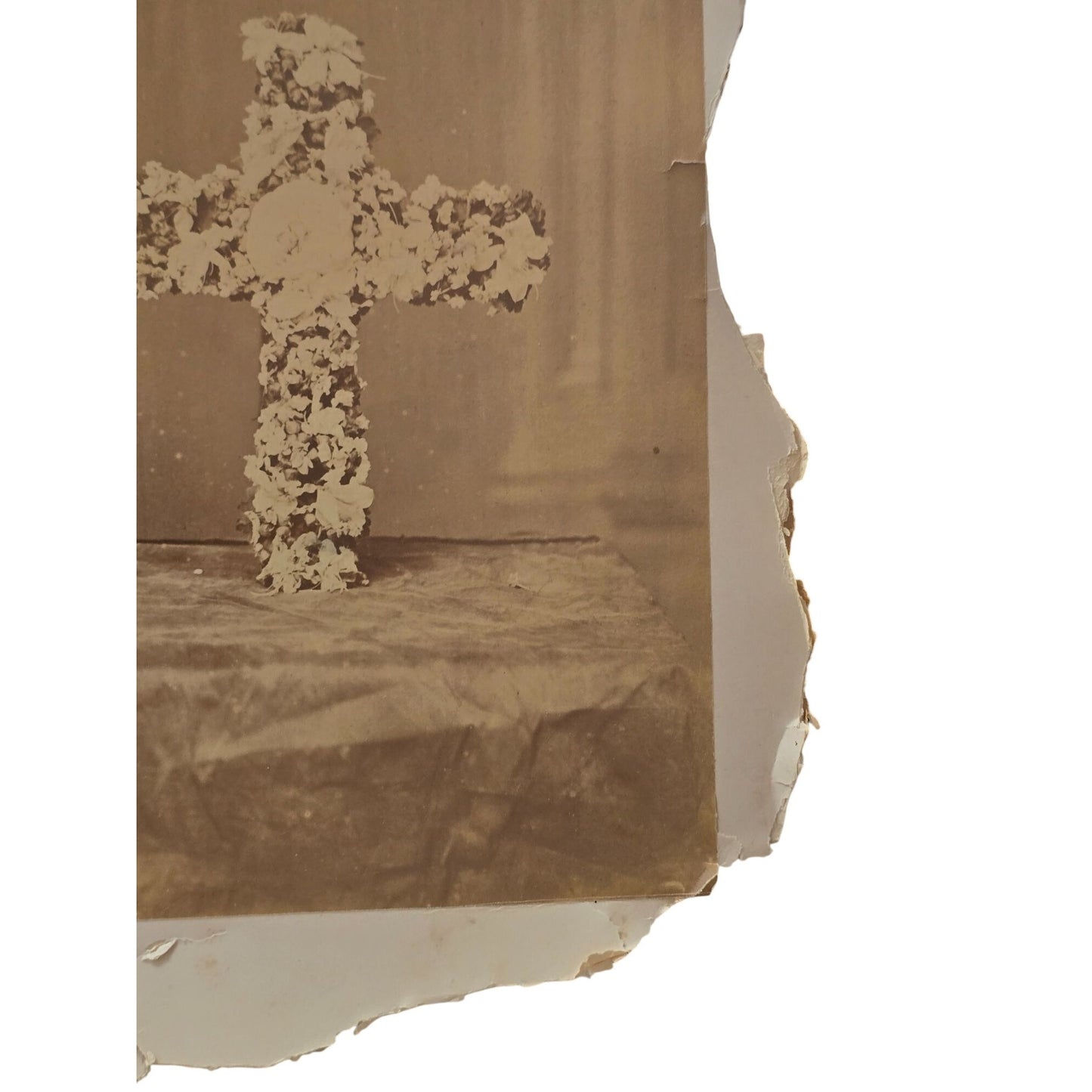 Antique Sepia Funeral Photo c.1900