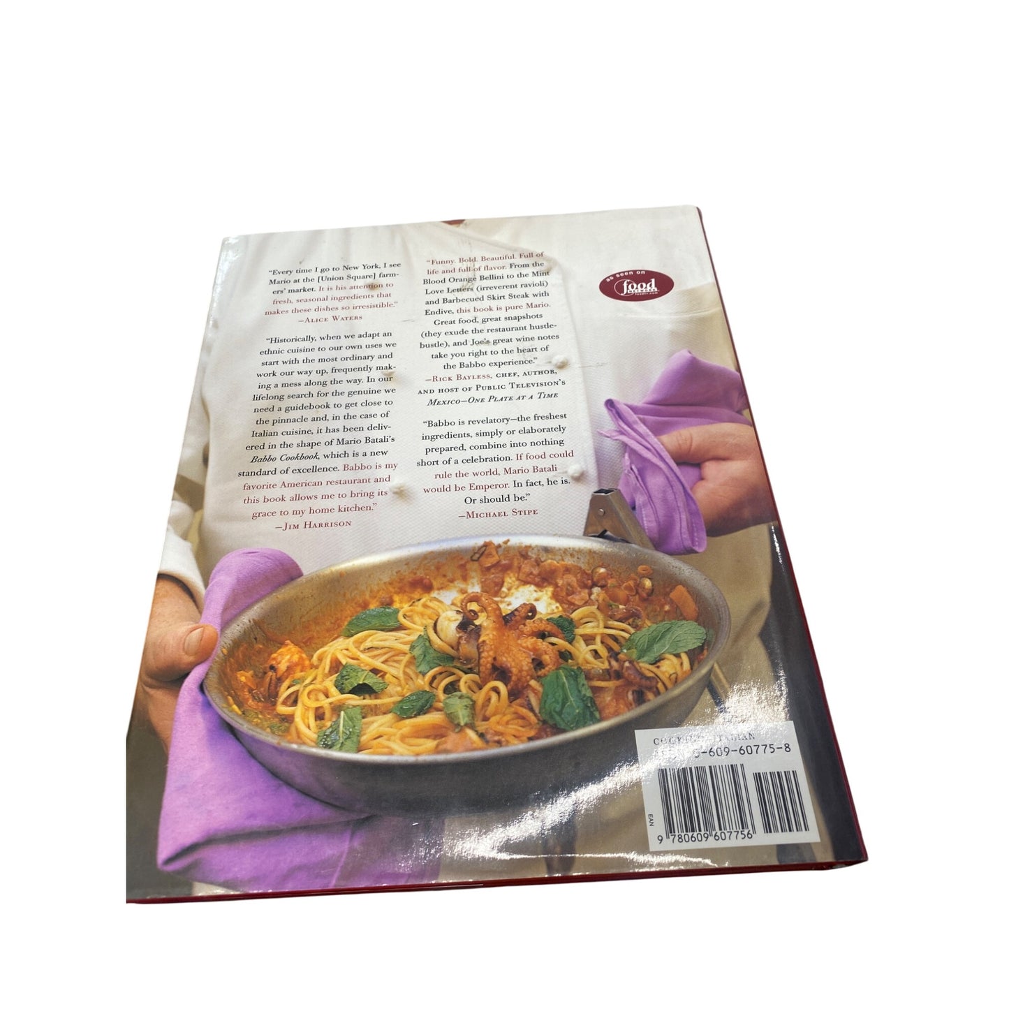 Mario Batali "The Babbo Cookbook" Hardcover First Edition Cookbook