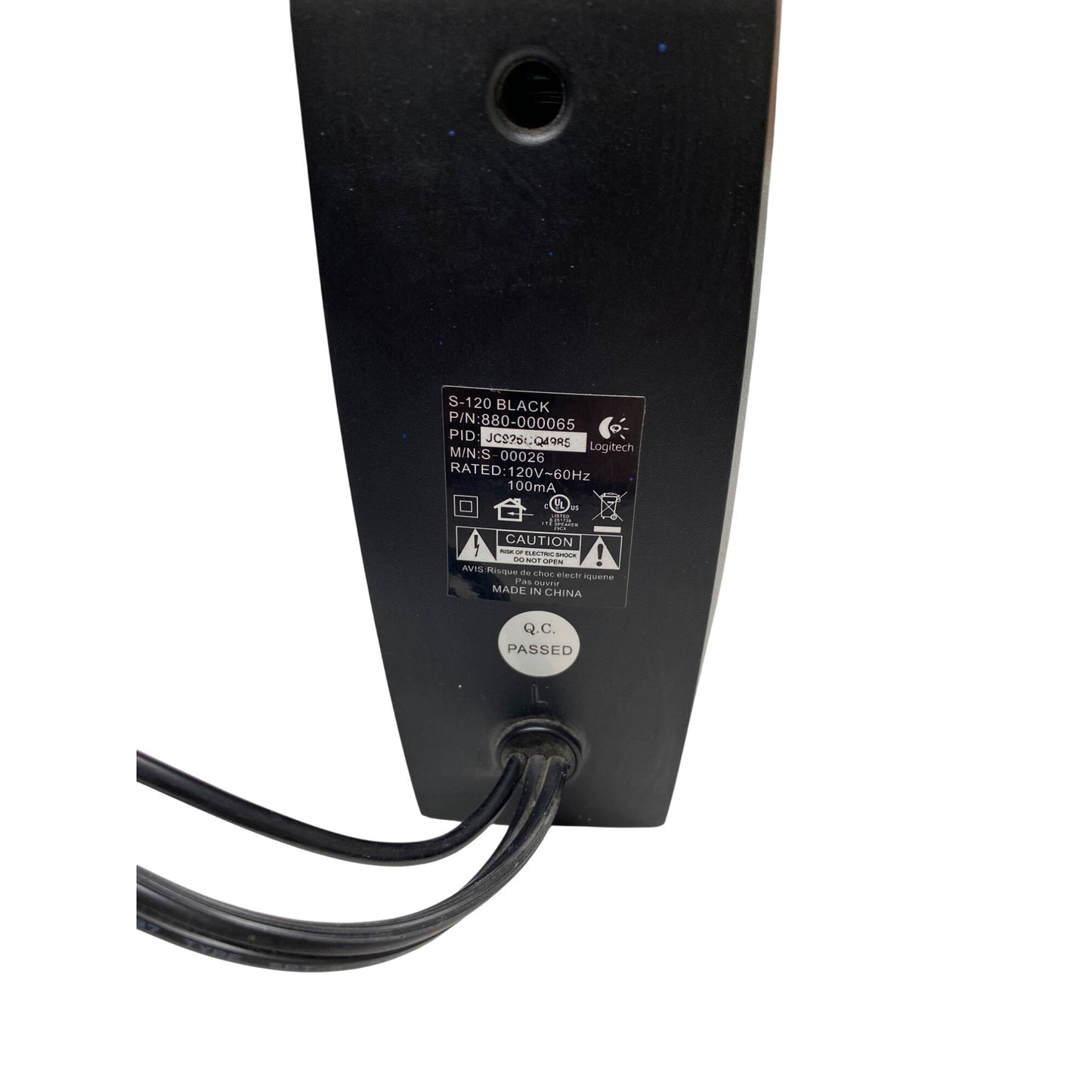 Logitech S120 Black Stereo Speakers