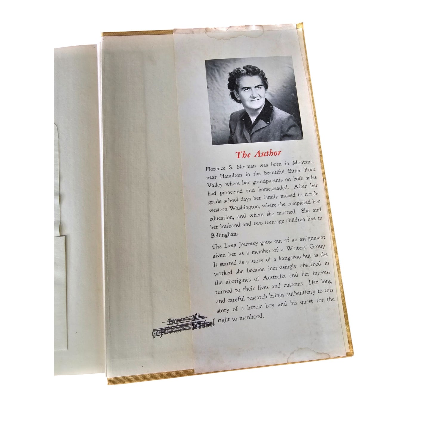 The Long Journey By Florence S. Norman First Edition Hardcover 1955 Illustrated By Paul Galdone