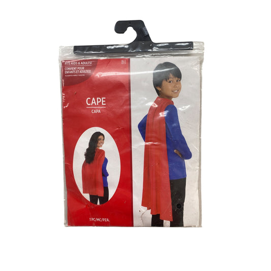 Red Polyester Cape For Kids & Adults Costume Accessory 30 Inches