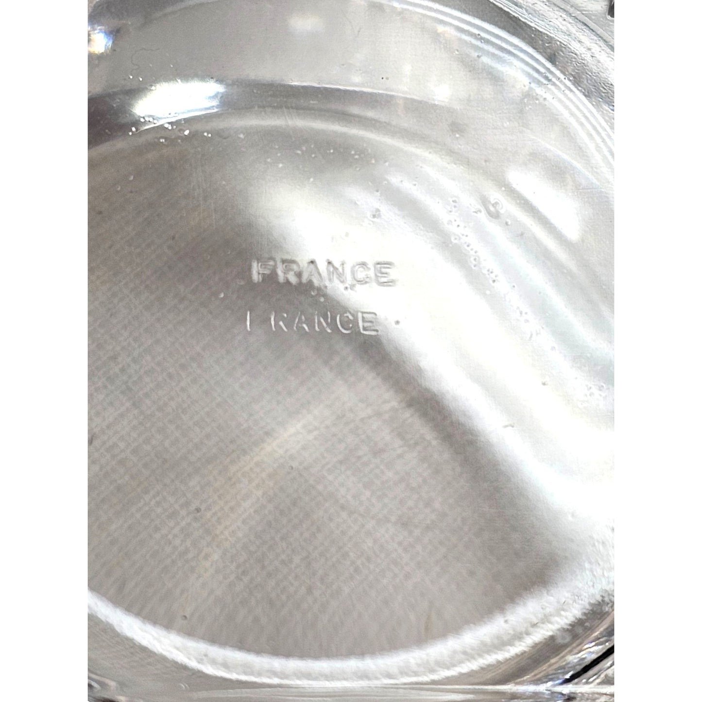 French Crystal Square Votive Holder