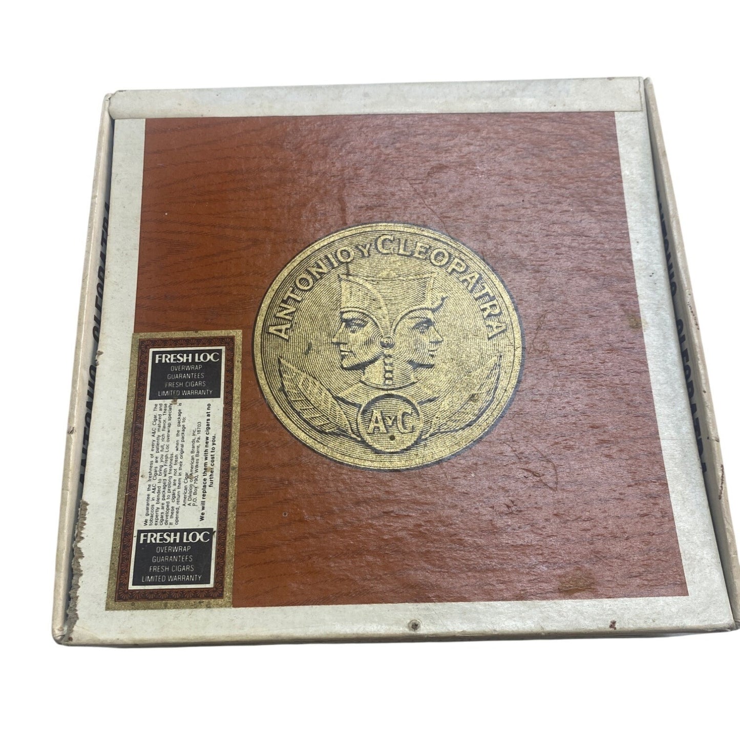 Antonio Y Cleopatra Grenadiers Cigar Box Vintage