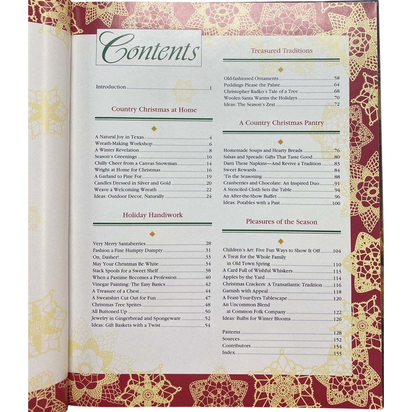 American Country Christmas 1993 Hardcover Book By Oxmoor House