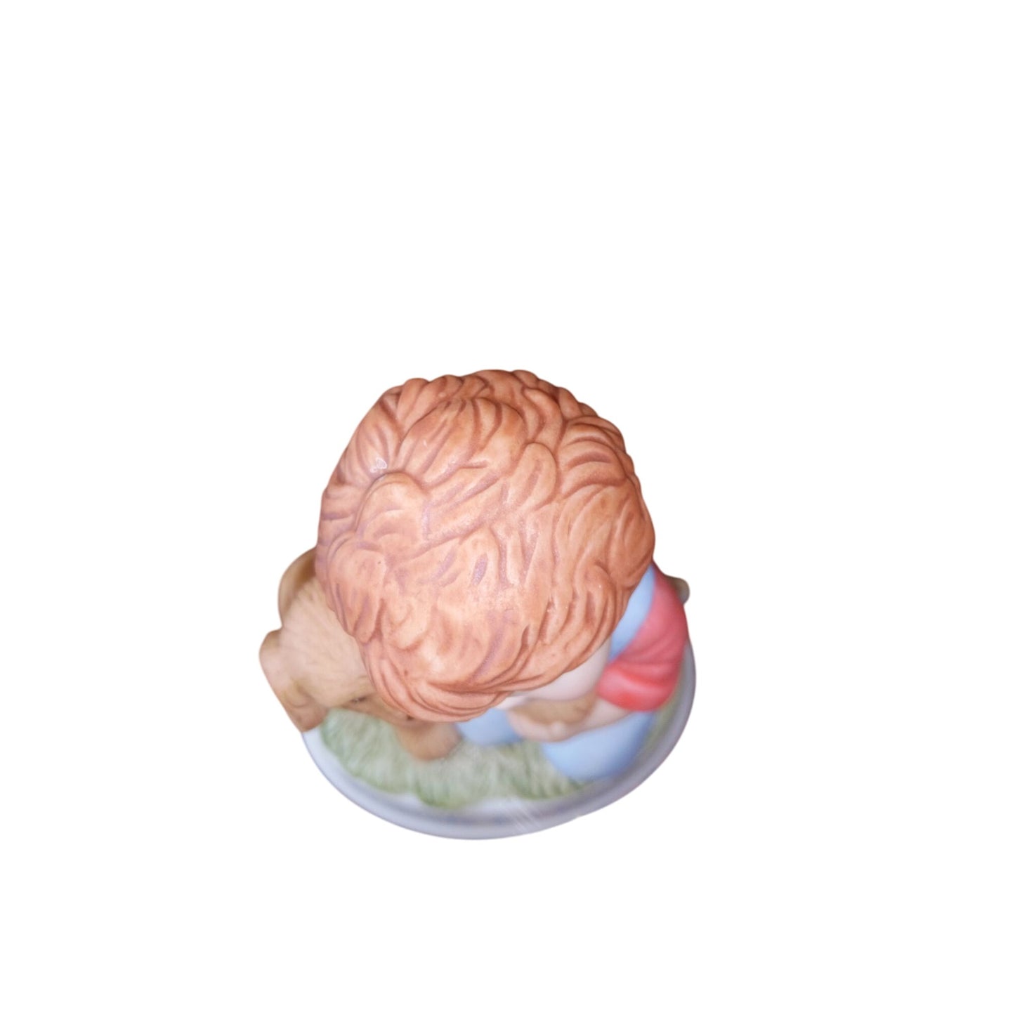 Avon Tender Memories "Friends For Keeps" Collectible Figurine 1991 With Boy & Dog Design