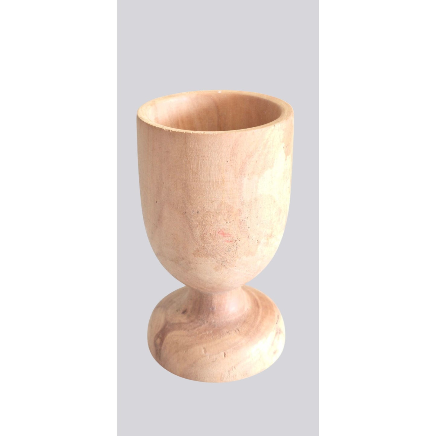 Vintage Hand Turned Wood Working Art Mini Goblet Cup-Bowl Lot 10