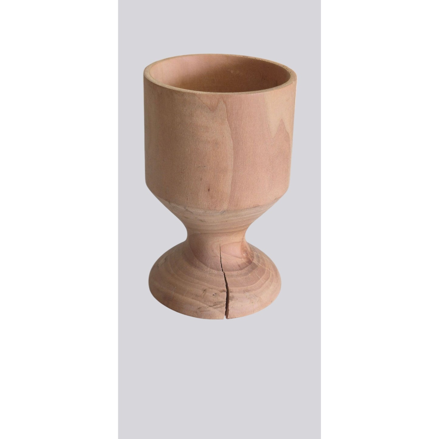 Vintage Hand Turned Wood Working Art Mini Goblet Cup-Bowl Lot 10