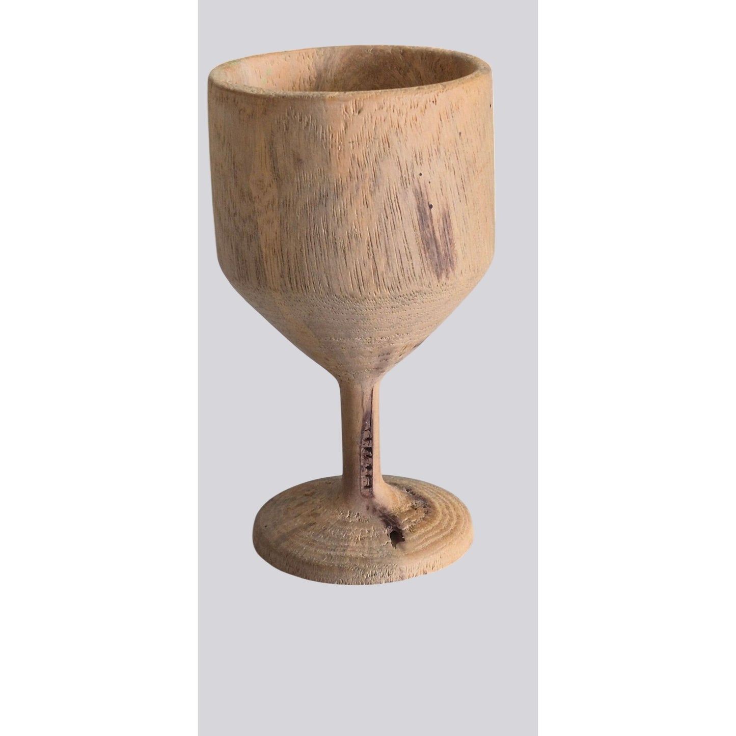 Vintage Hand Turned Wood Working Art Mini Goblet Cup-Bowl Lot 10