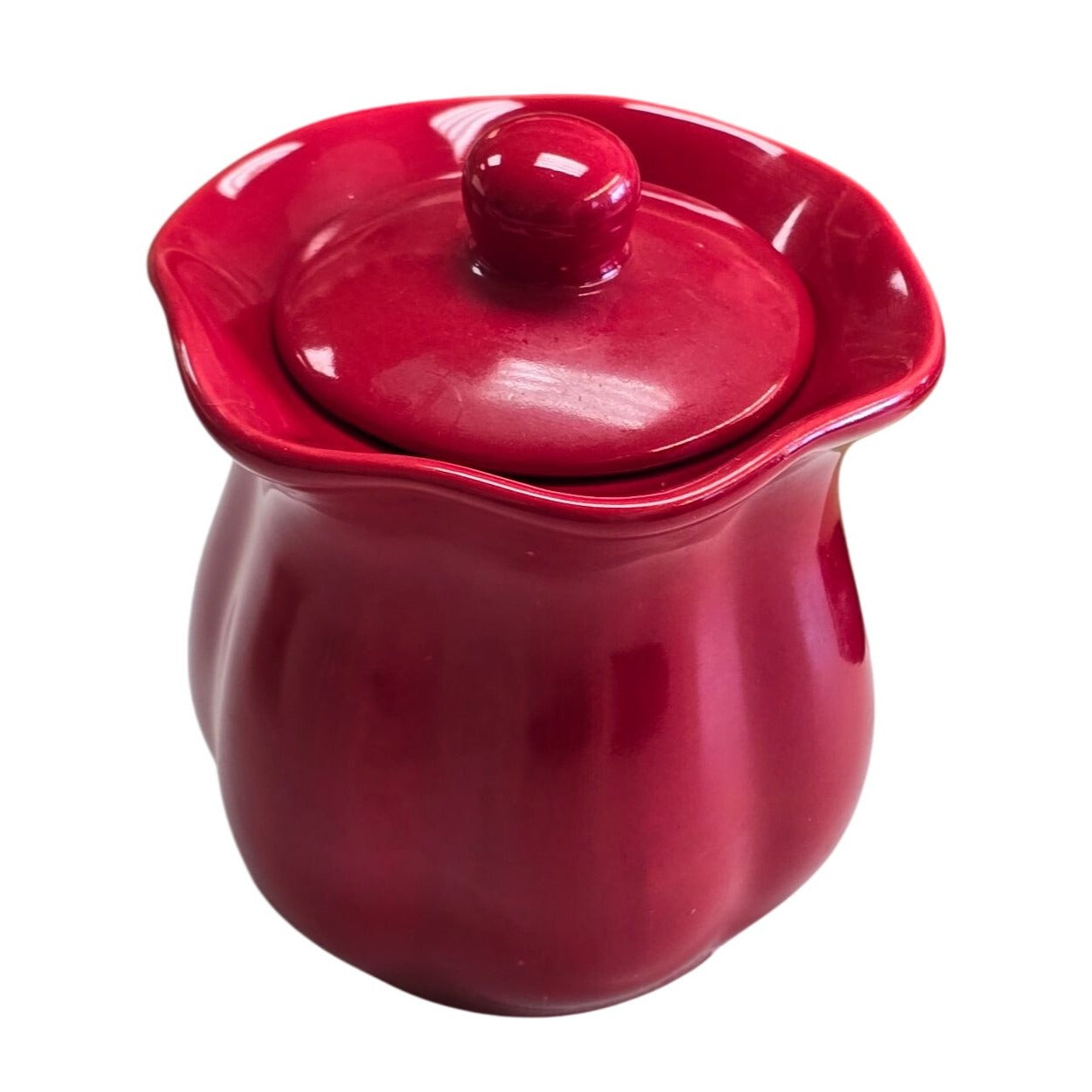 Red Ceramic Jar