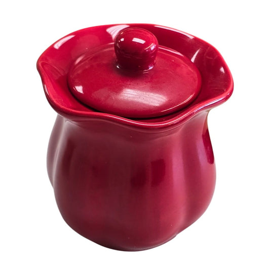 Red Ceramic Jar