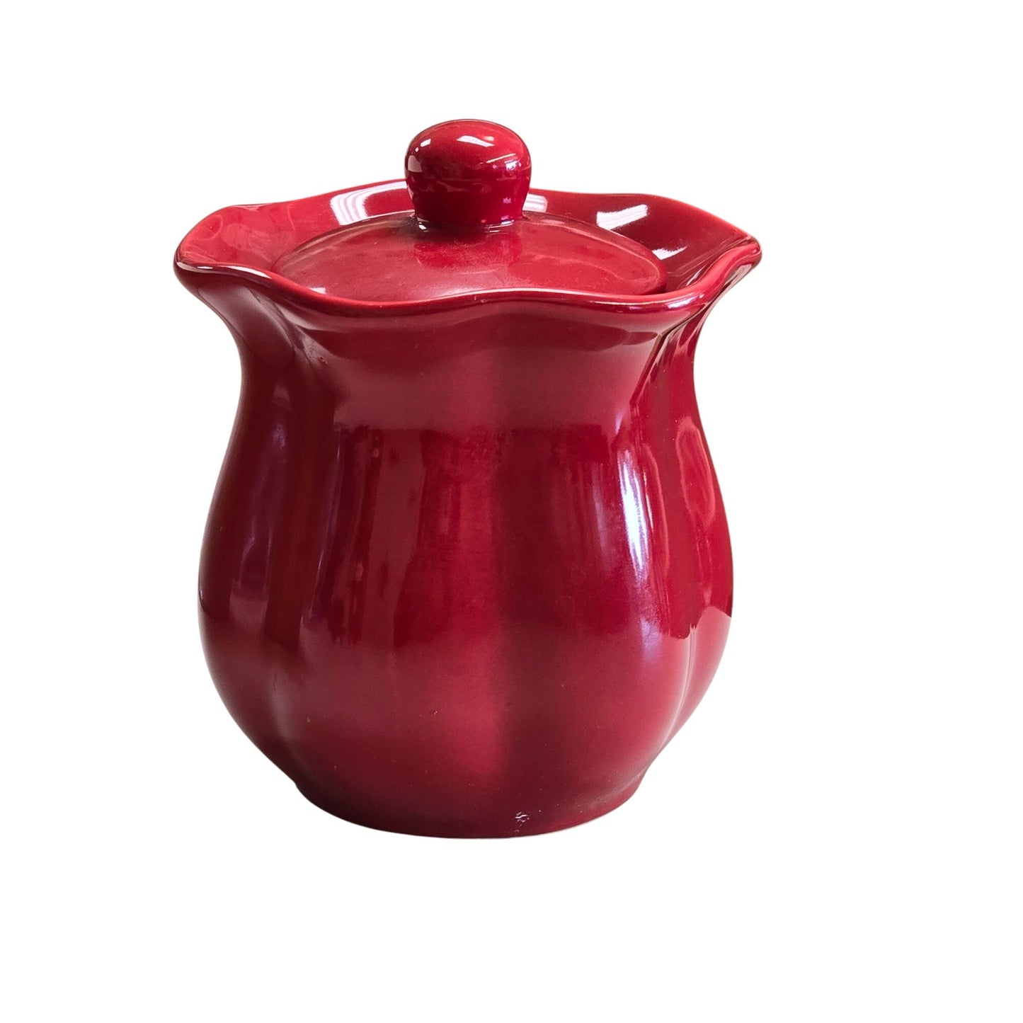 Red Ceramic Jar
