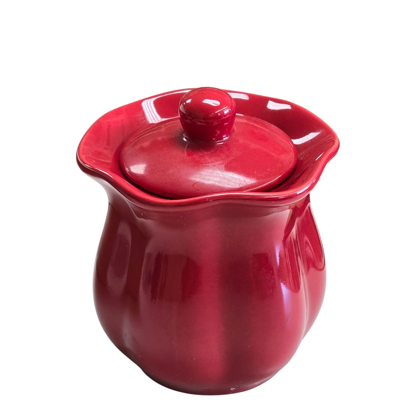 Red Ceramic Jar