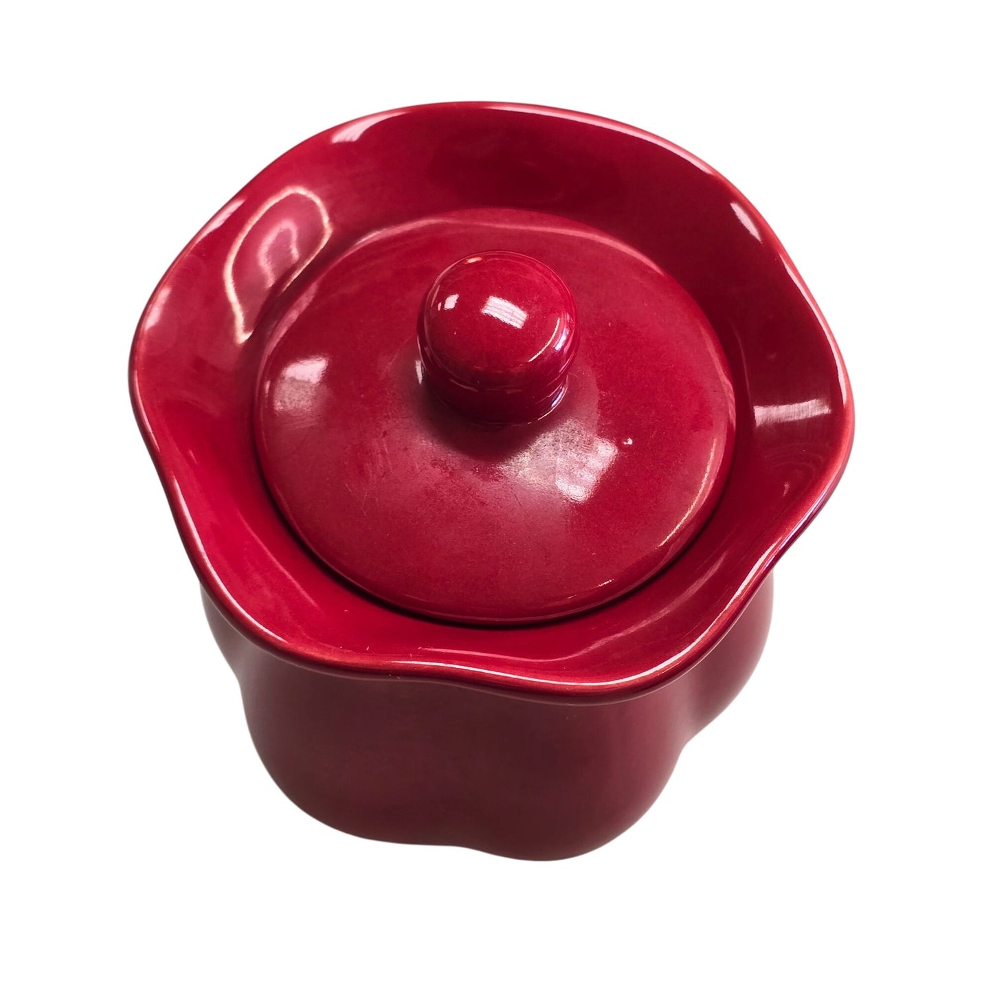 Red Ceramic Jar