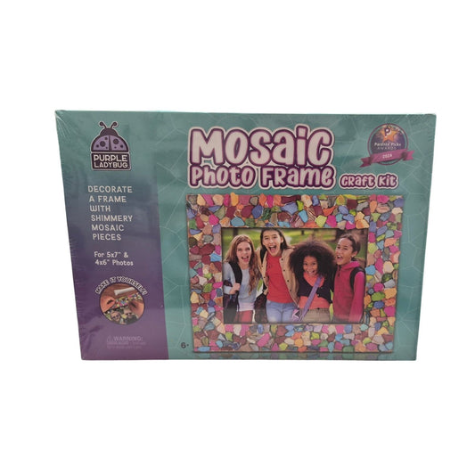 Mosaic Photo Frame Craft Kit For 5"x7" & 4"x6" Photos By Purple Ladybug