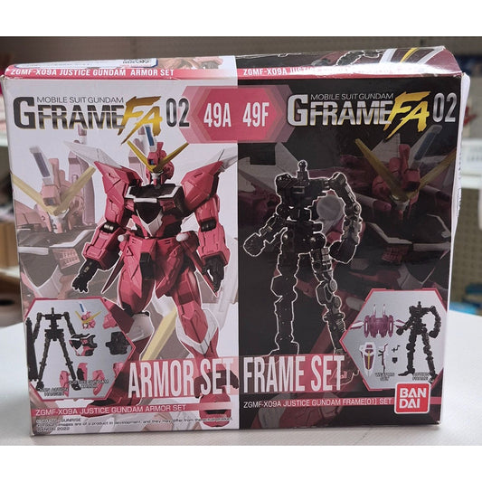 Bandai G Frame FA 02 Justice Gundam Armor & Frame Set 49A 49F