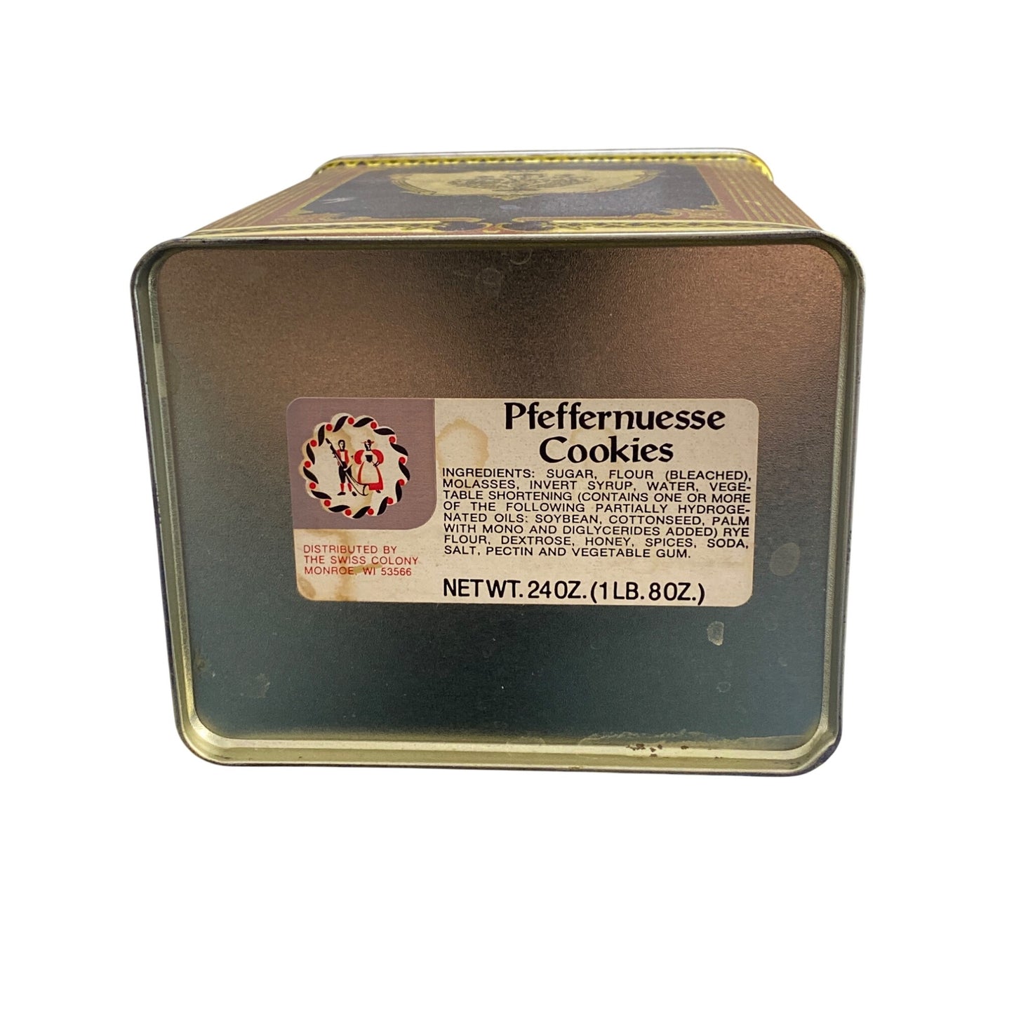 Vintage Pfeffernuesse Cookies Tin Box