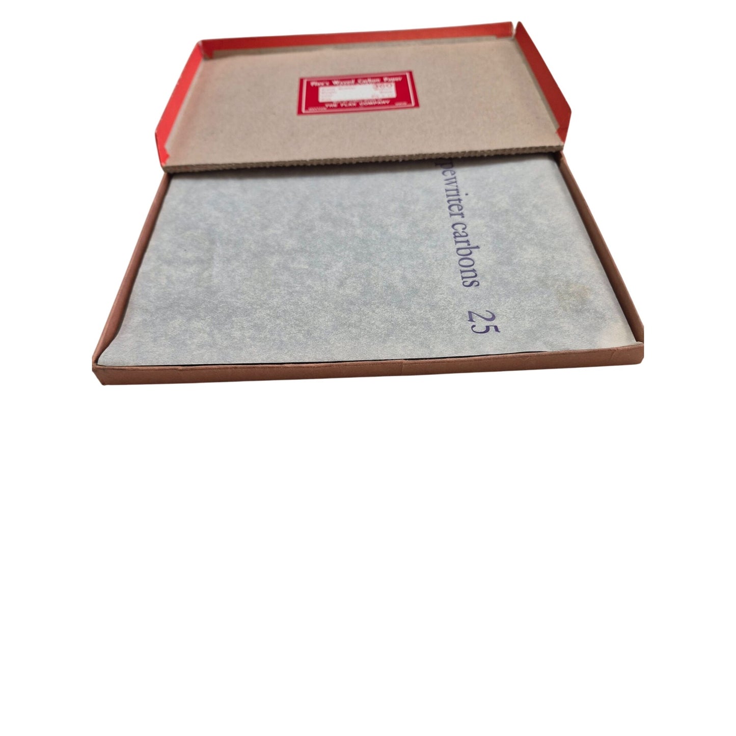 Carbon Paper 8.5" X 11" Black 25 Sheets Flax Company Dayton Ohio