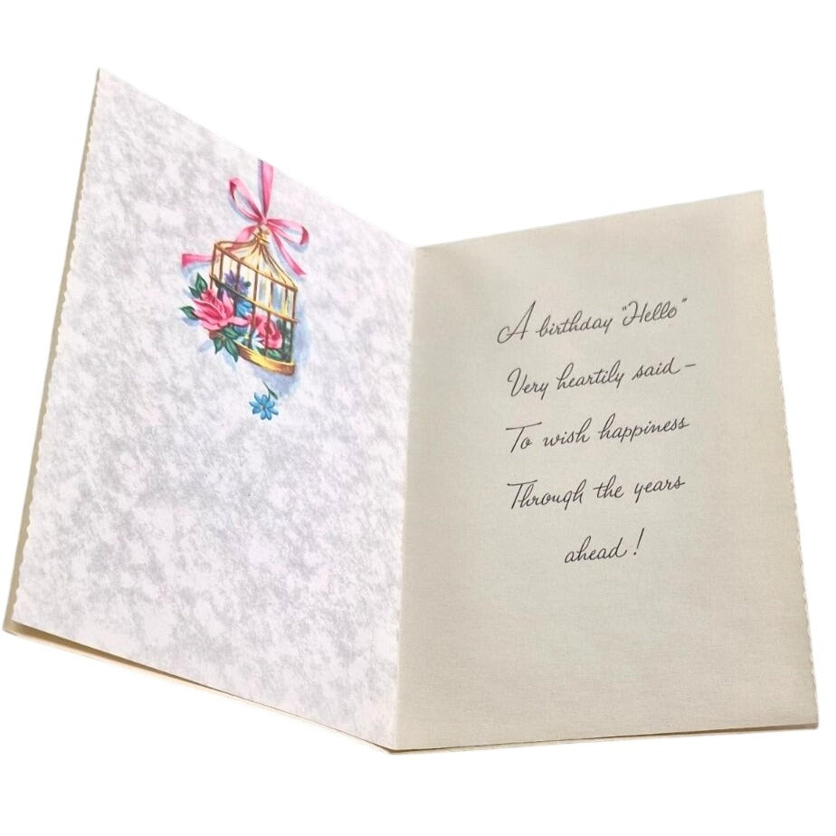 Vintage Parchment Greeting Cards Unused Lot 10 Floral Designs & Glitter Accents