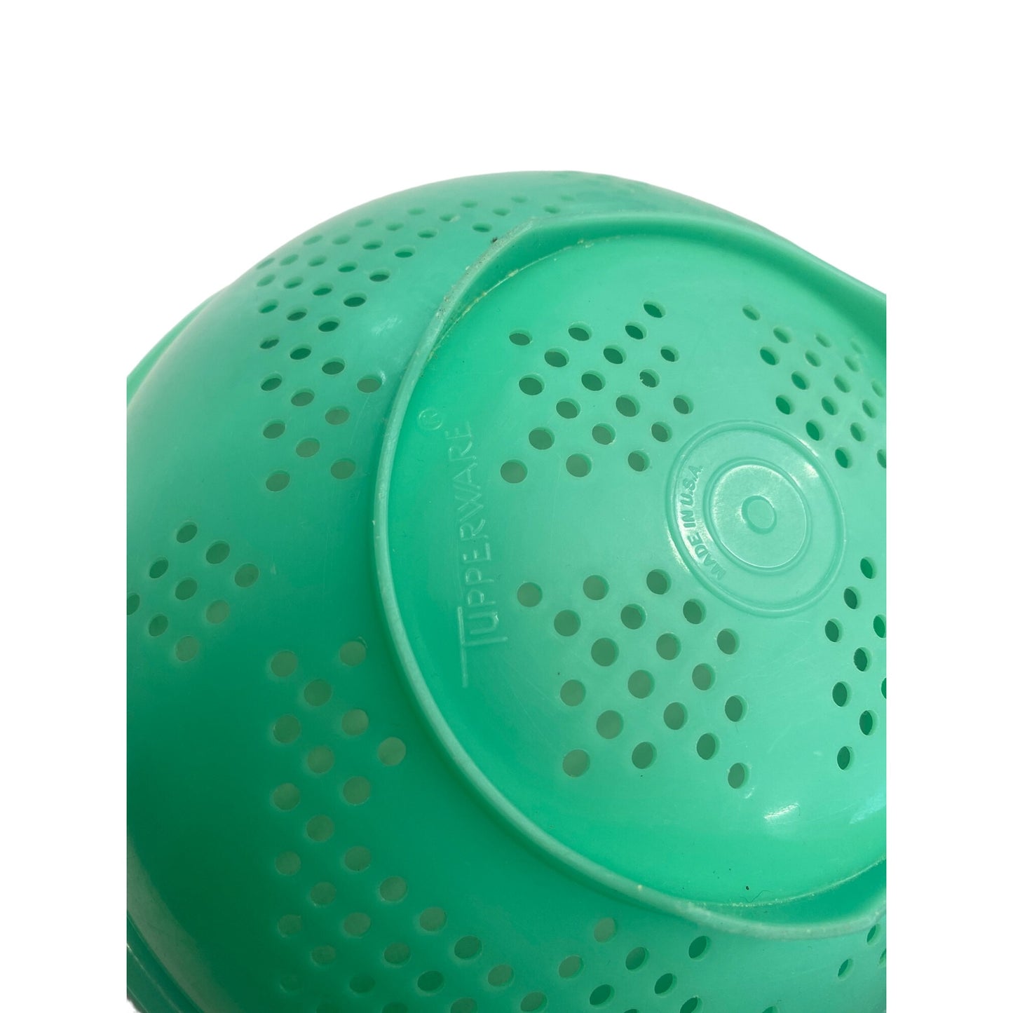 Tupperware Green Plastic Strainer