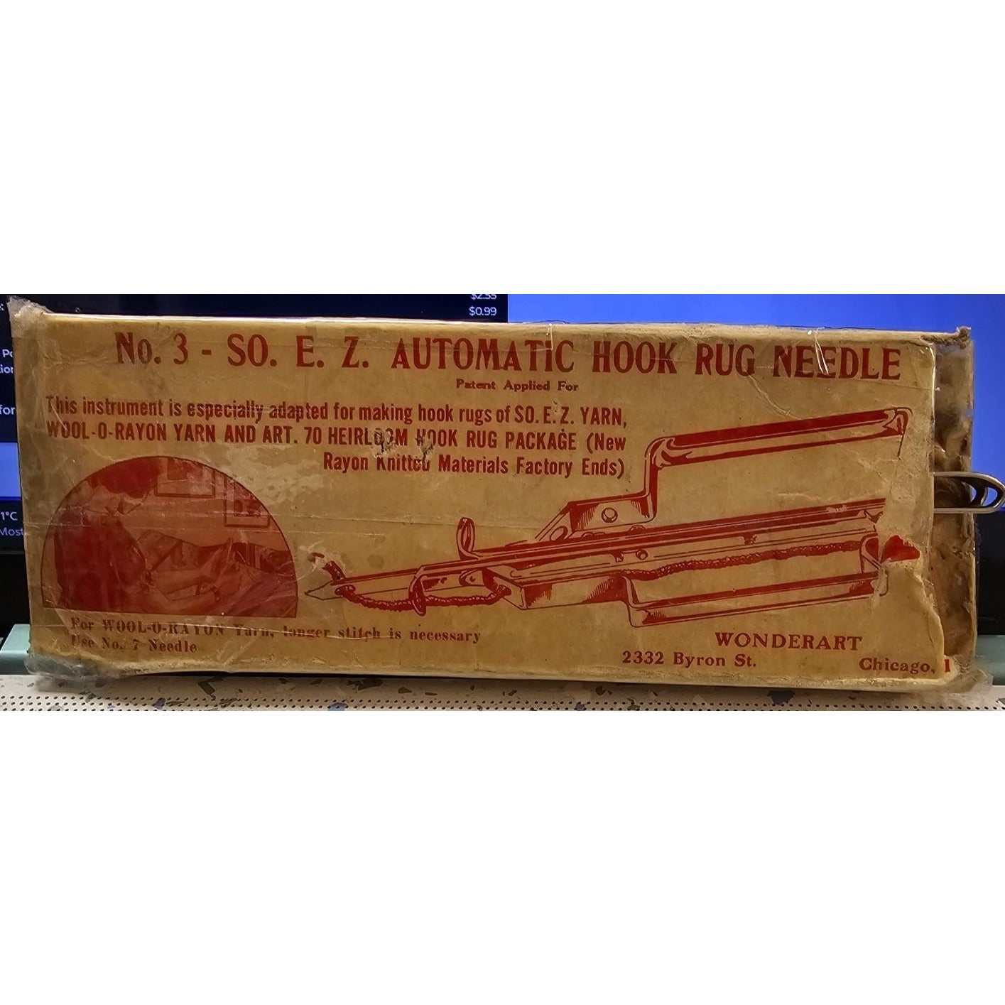 EZ Automatic Hook Rug Needle