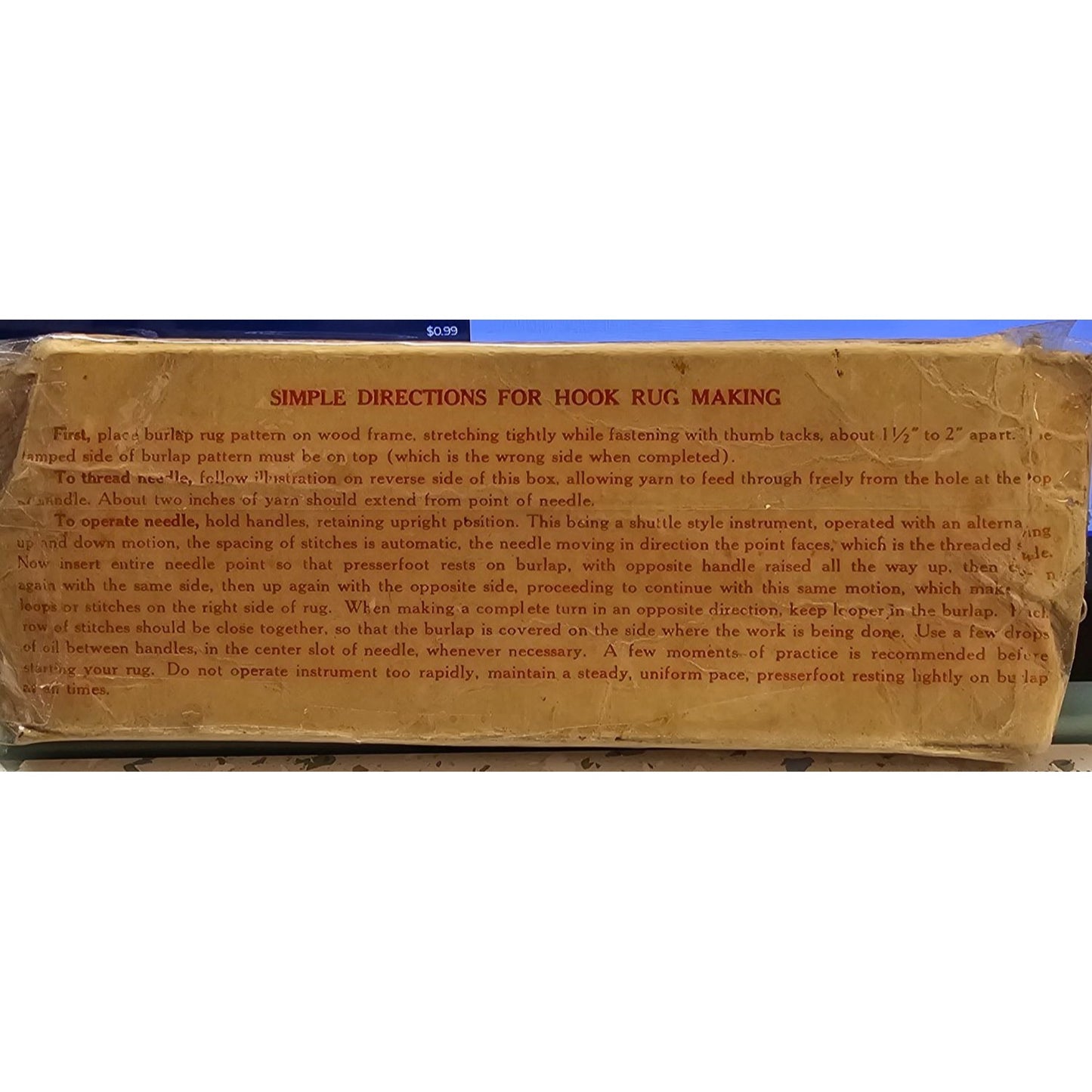 EZ Automatic Hook Rug Needle