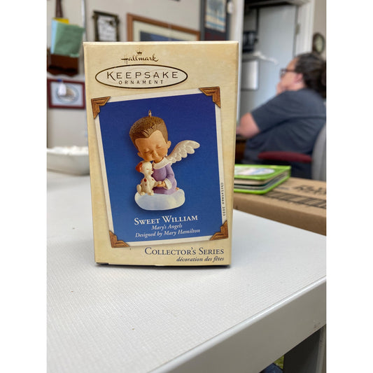2003 Hallmark Ornament Mary's Angels Sweet William 16th in Series