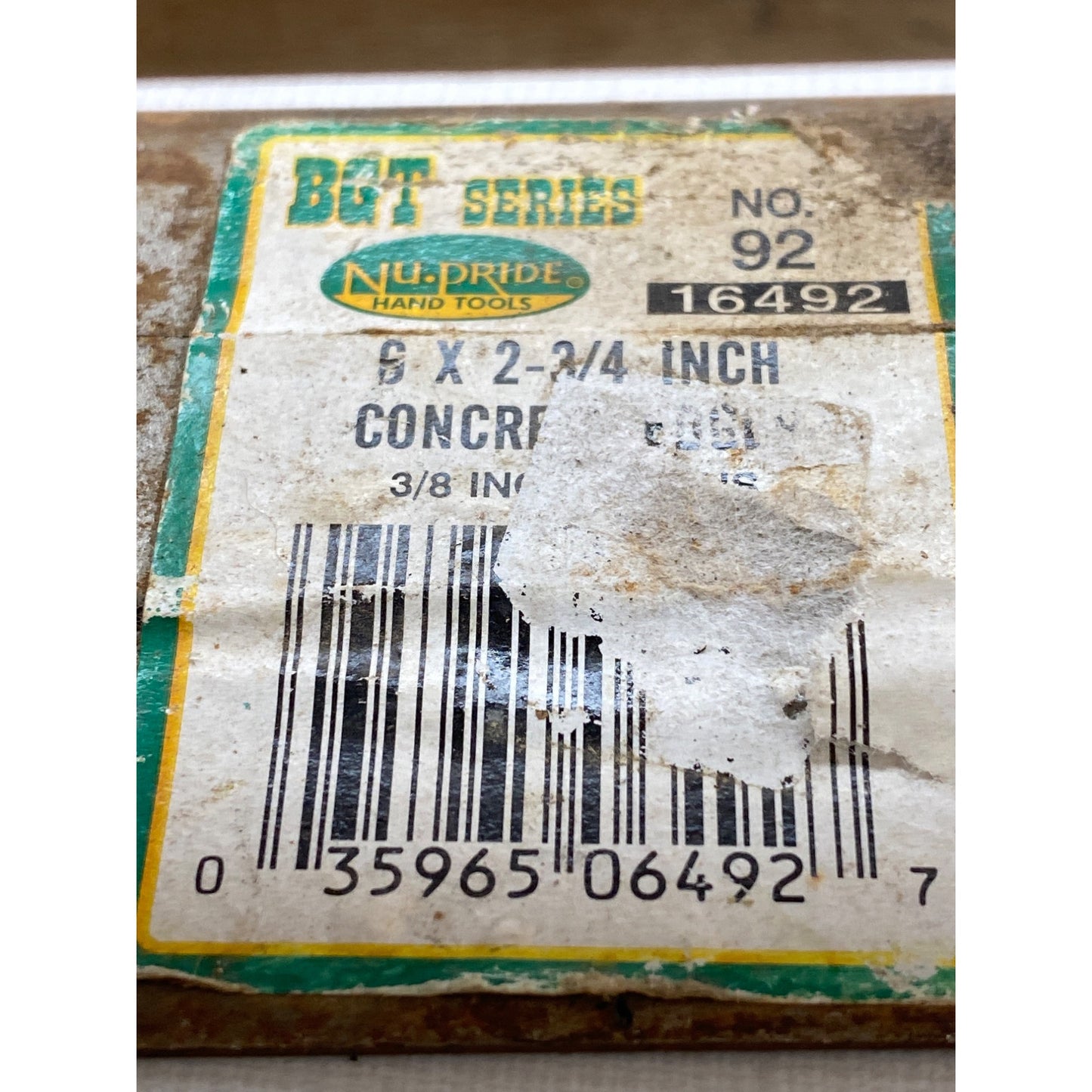 Nu-Pride Concrete Edger Wood Handle Tool BGT Series