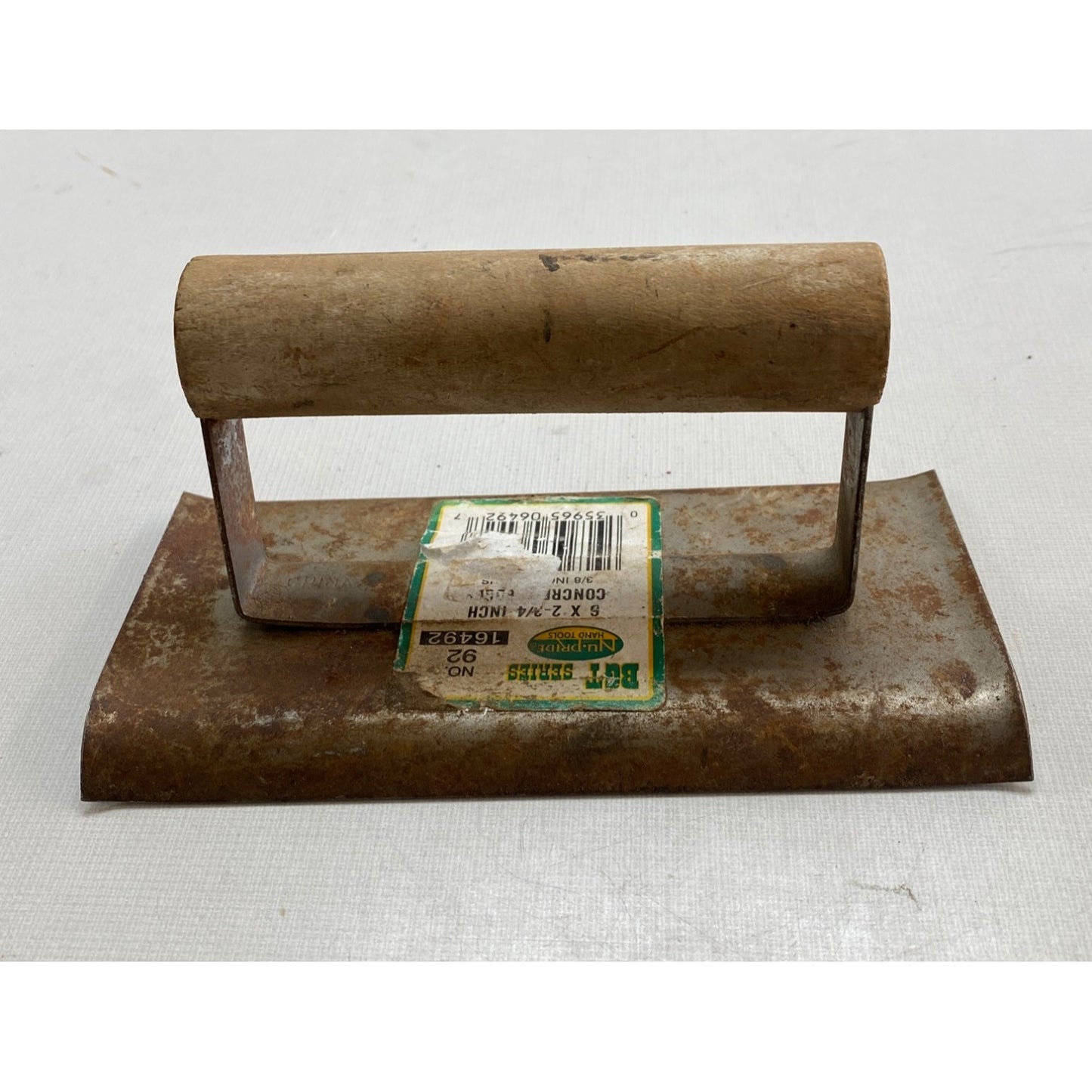 Nu-Pride Concrete Edger Wood Handle Tool BGT Series