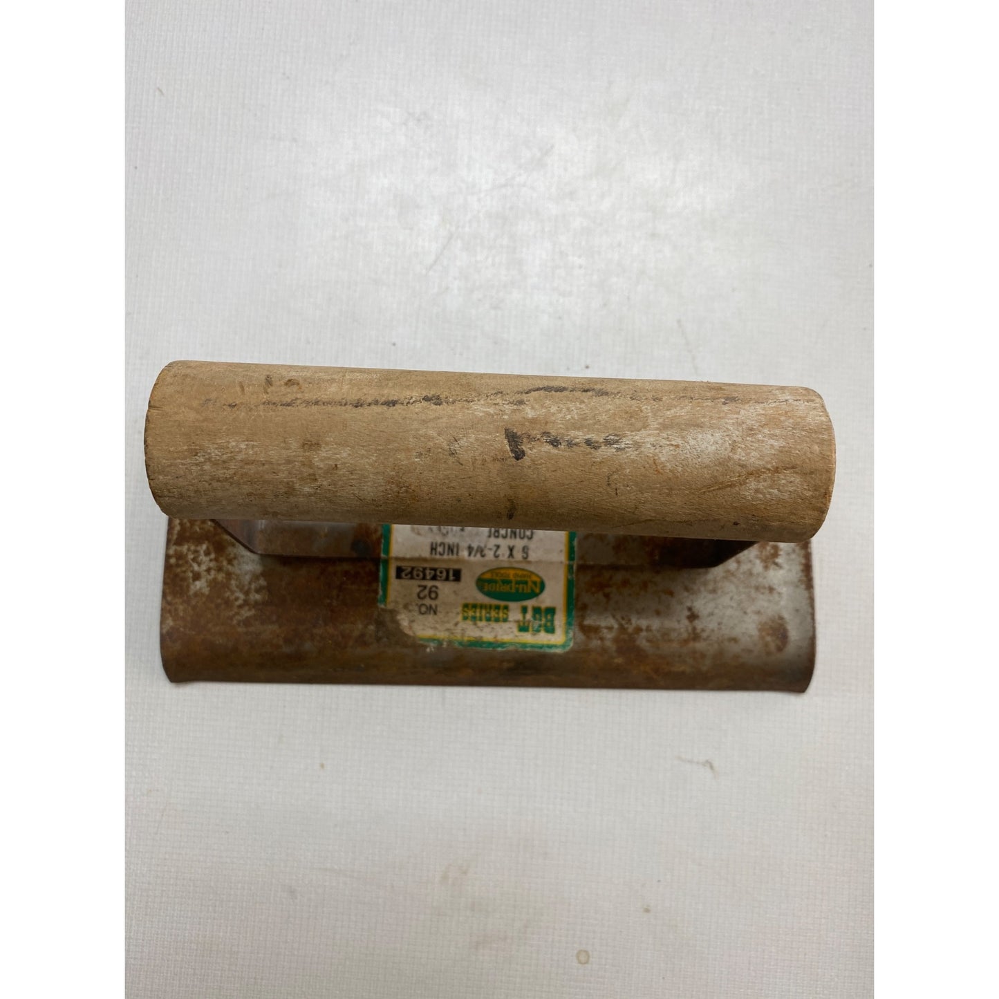 Nu-Pride Concrete Edger Wood Handle Tool BGT Series