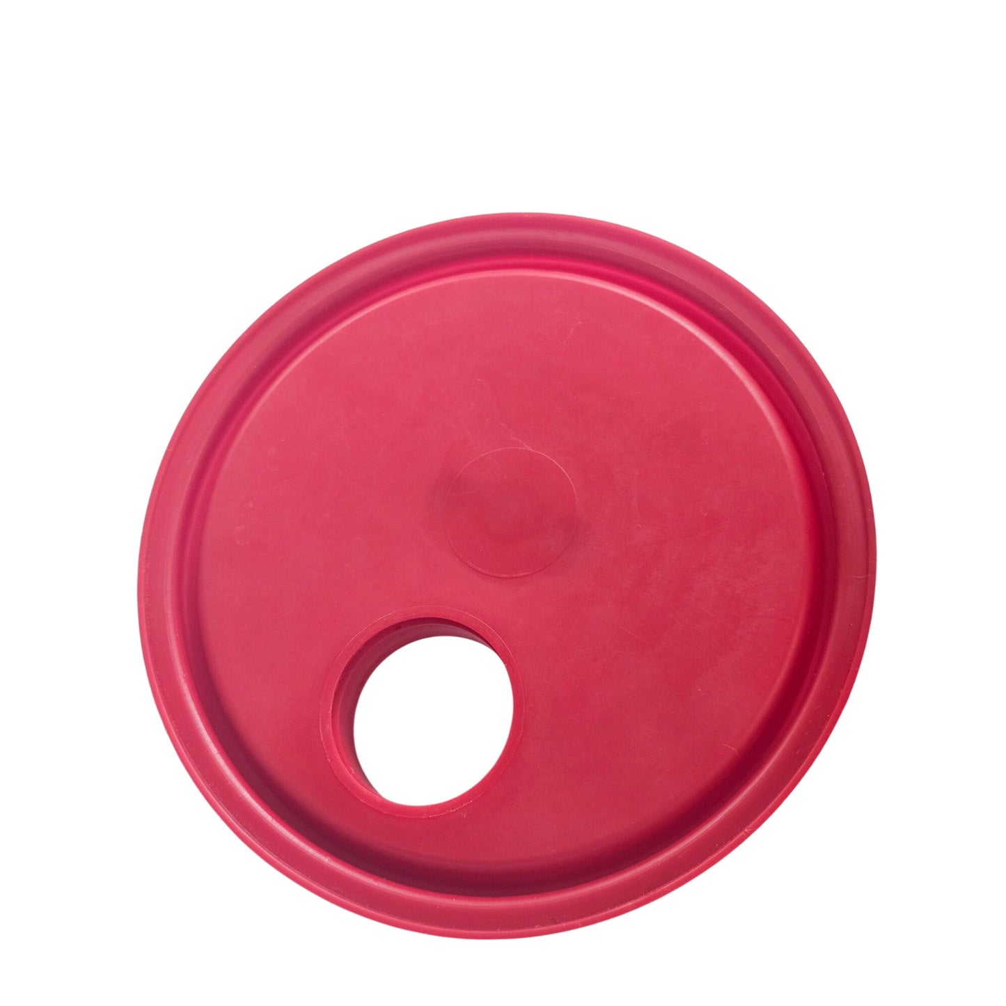 Tupperware Red Tall Cylinder Container With Lid 262-13