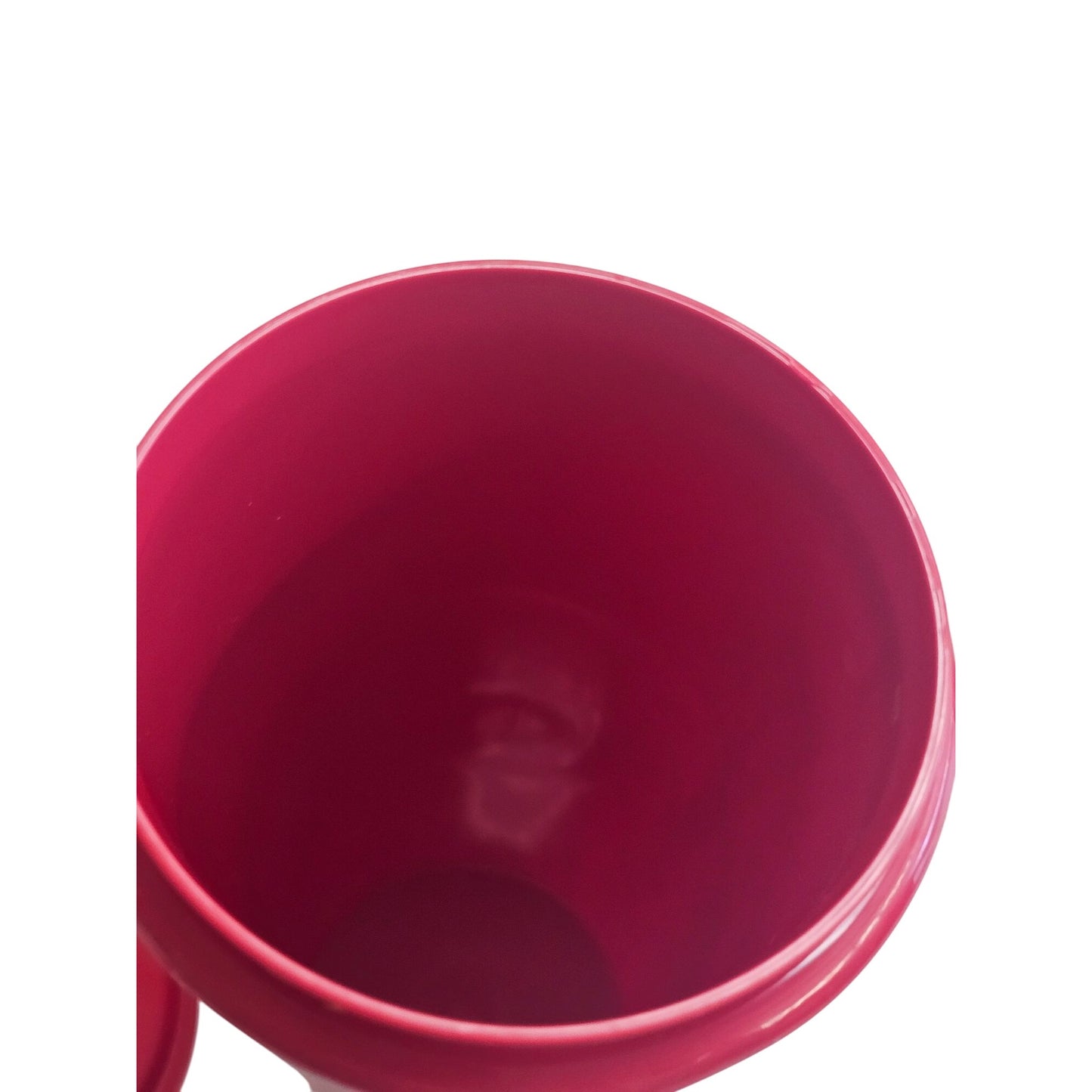 Tupperware Red Tall Cylinder Container With Lid 262-13