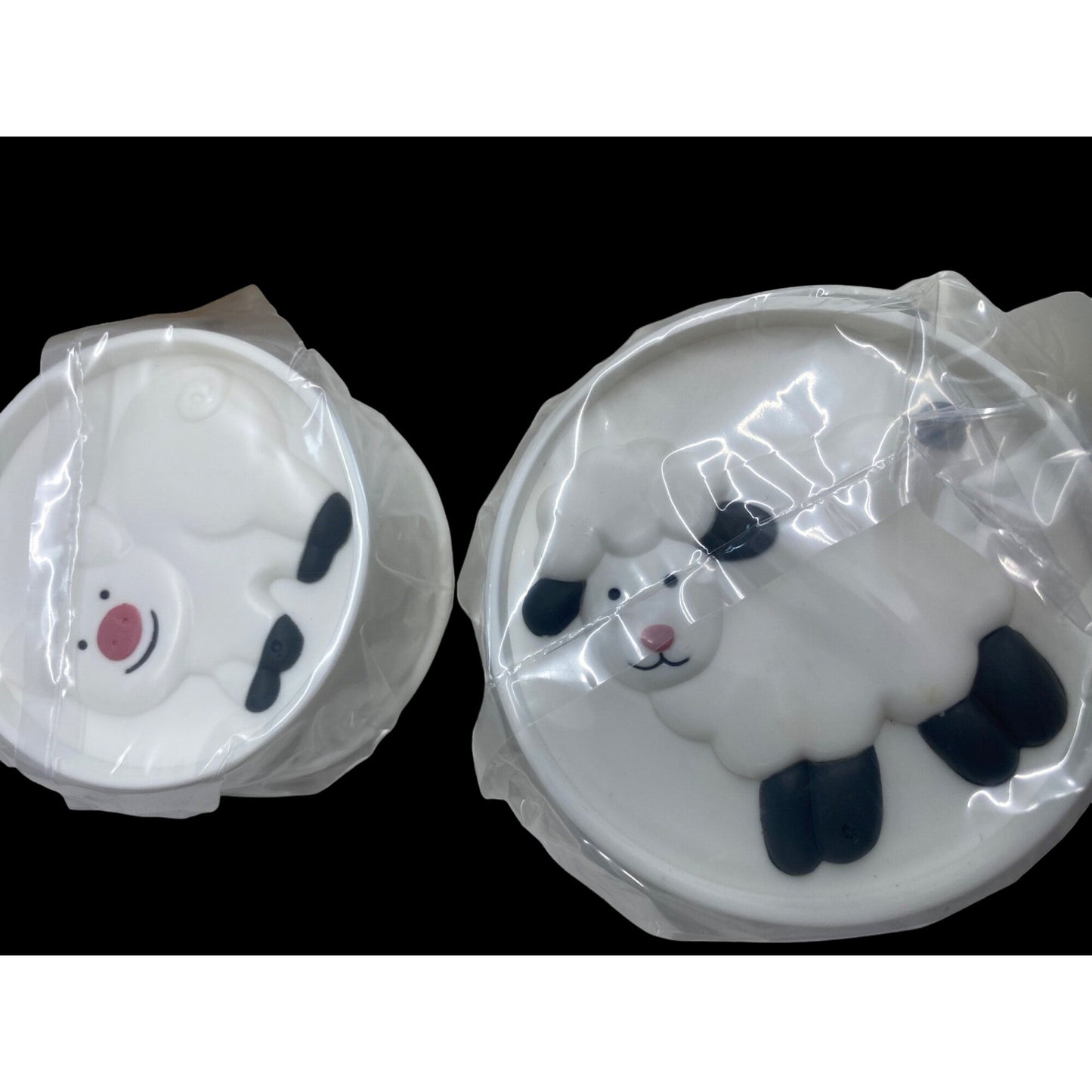 Avon Down On The Farm Collection Measuring Cups Set 4 Sizes 1/4 To 1 Cup Fun Animal Design NIB