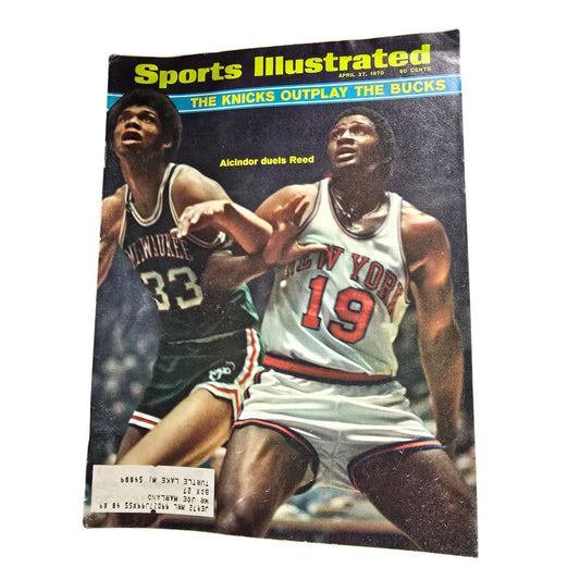 Vintage Sports Illustrated Basketball Magazine April 1970 Collectible