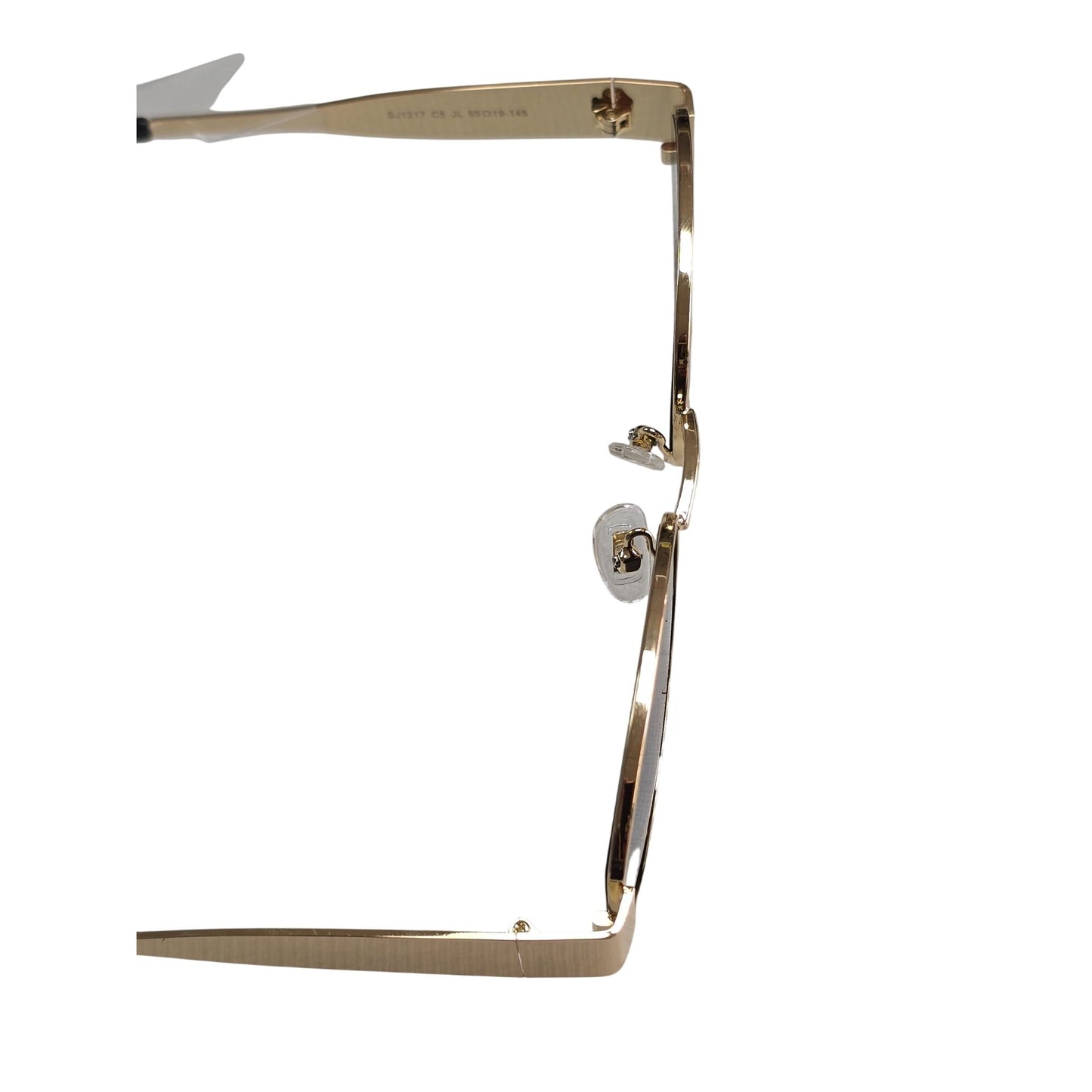 NEW Sojos Oval Sunglasses UV400 Gold Frame Black Lens Unisex SJ1217 CS