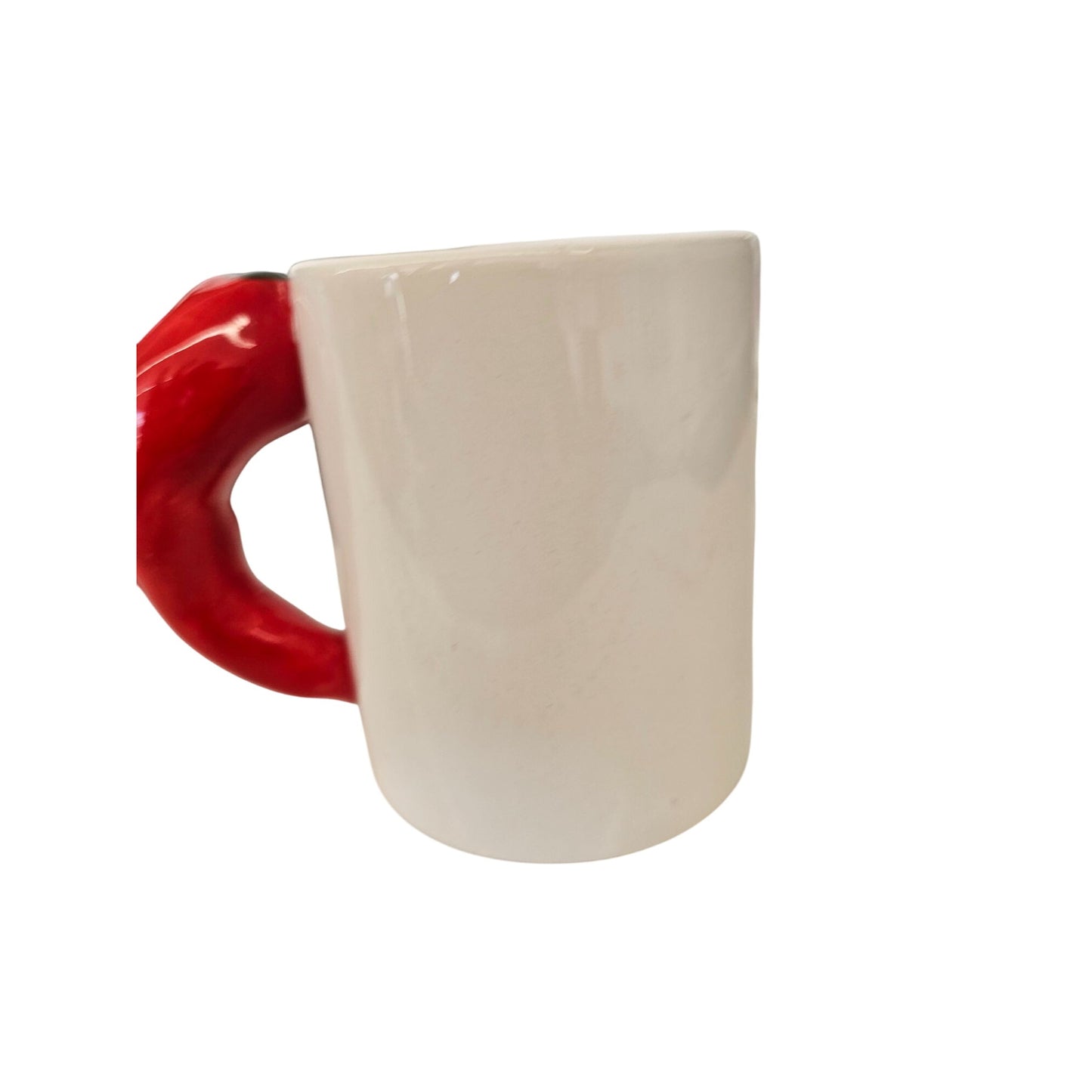 Chili Pepper Handle Mug With Arizona Red Chili Recipe Ceramic