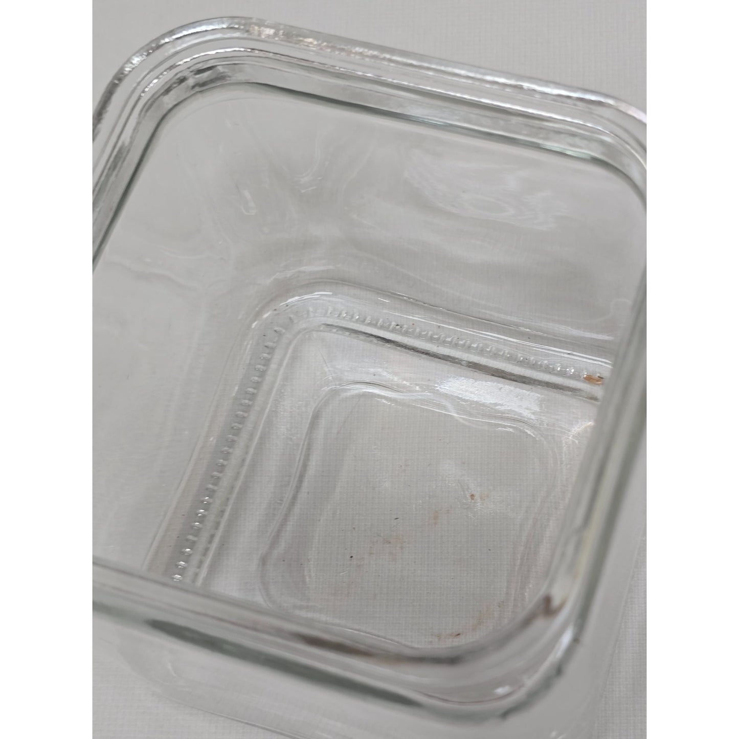 Square Clear Glass Storage Jar With Wide Mouth For Easy Access - Ideal For Pantry Office Or Crafts