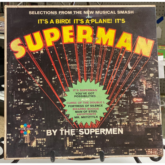 Selections From The New Musical Smash Superman Vinyl Record By The Supermen Spinorama Records 1966 Stereo