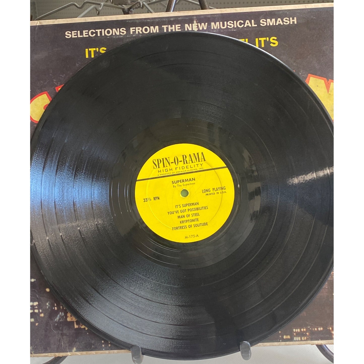 Selections From The New Musical Smash Superman Vinyl Record By The Supermen Spinorama Records 1966 Stereo