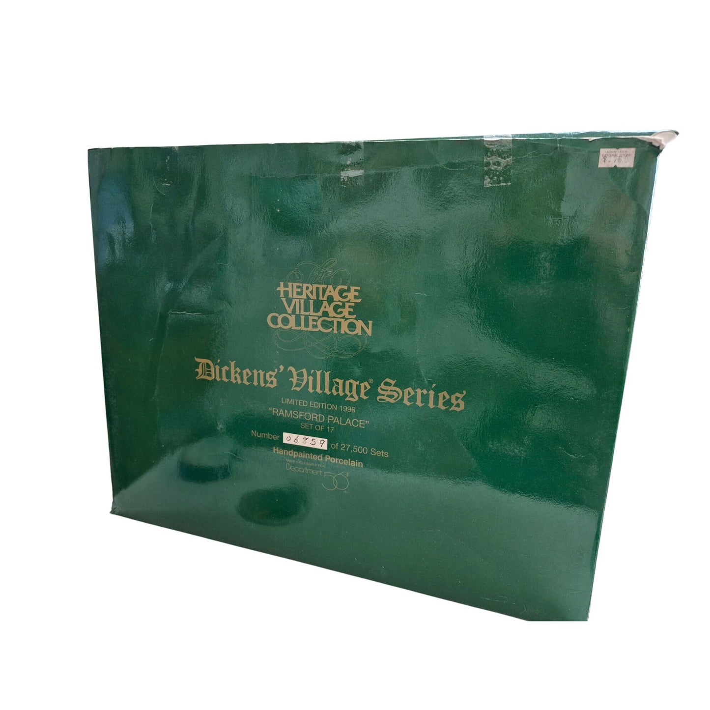 Dept 56 Ramsford Palace Heritage Village 1996 • Limited Edition • 17-Piece Set • Mint in Box