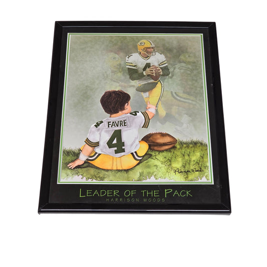Brett Favre Packers Football Art
