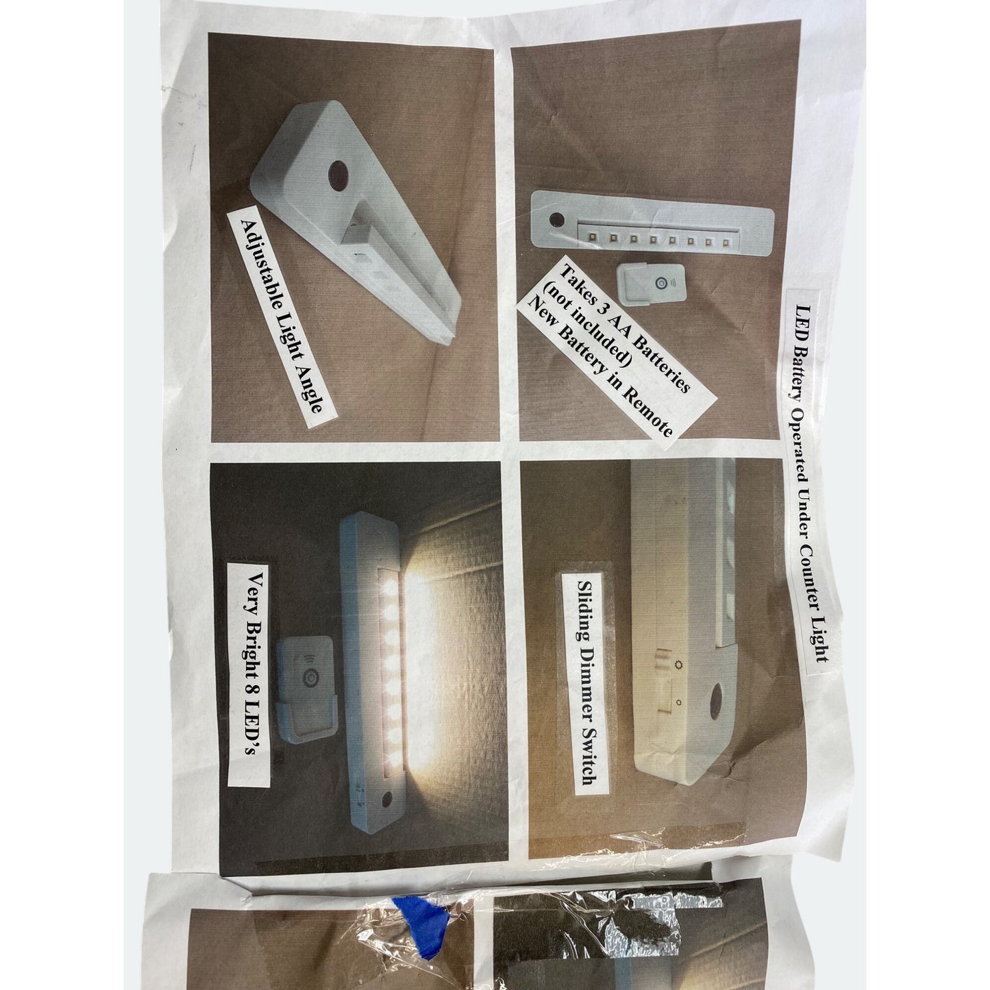 Battery-Operated LED Cabinet Light