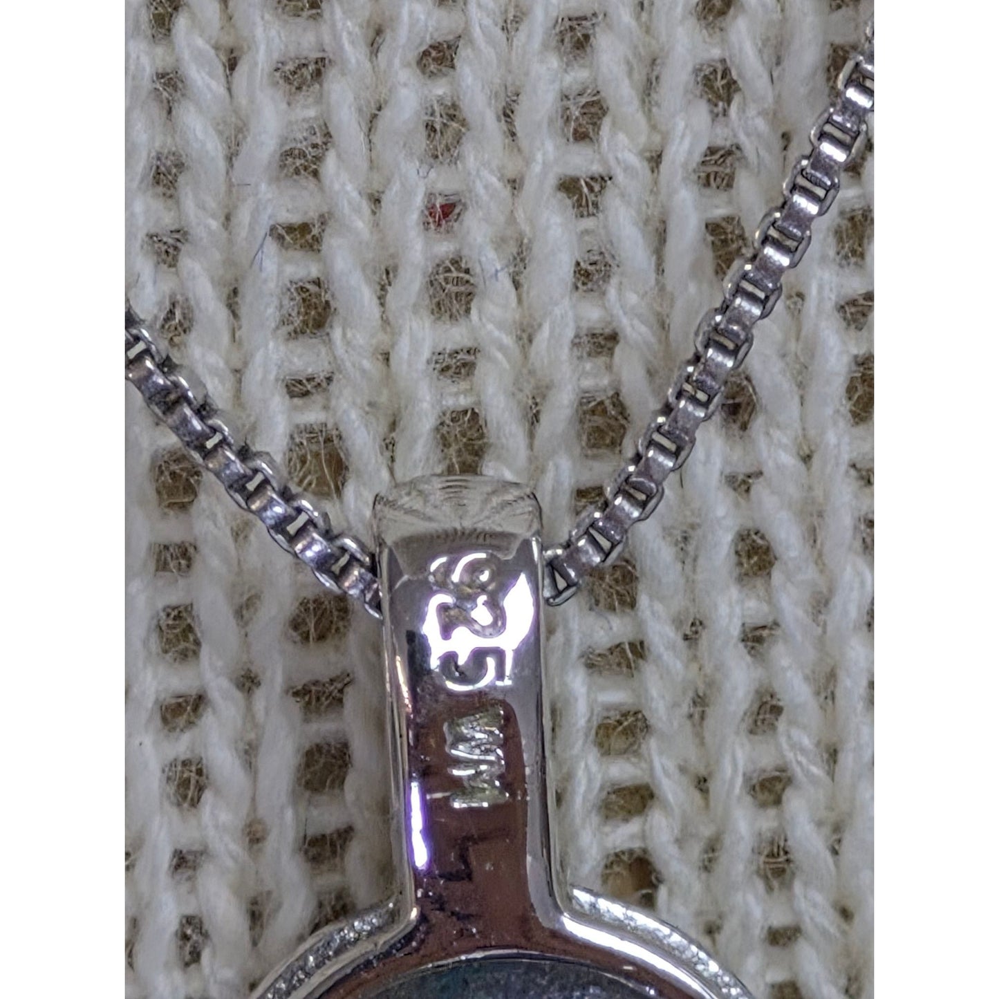 Vintage Sterling Silver Garnet Pendant with Necklace & Earrings Set