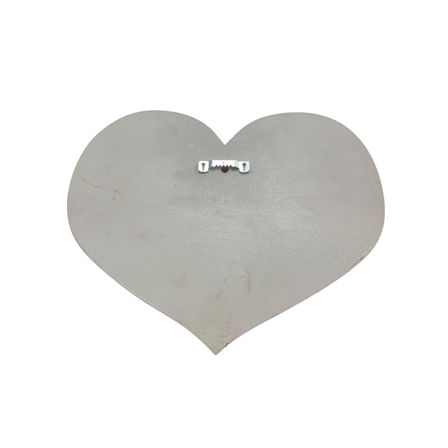 Hand-Painted Heart-Shaped Wooden Wall Decor