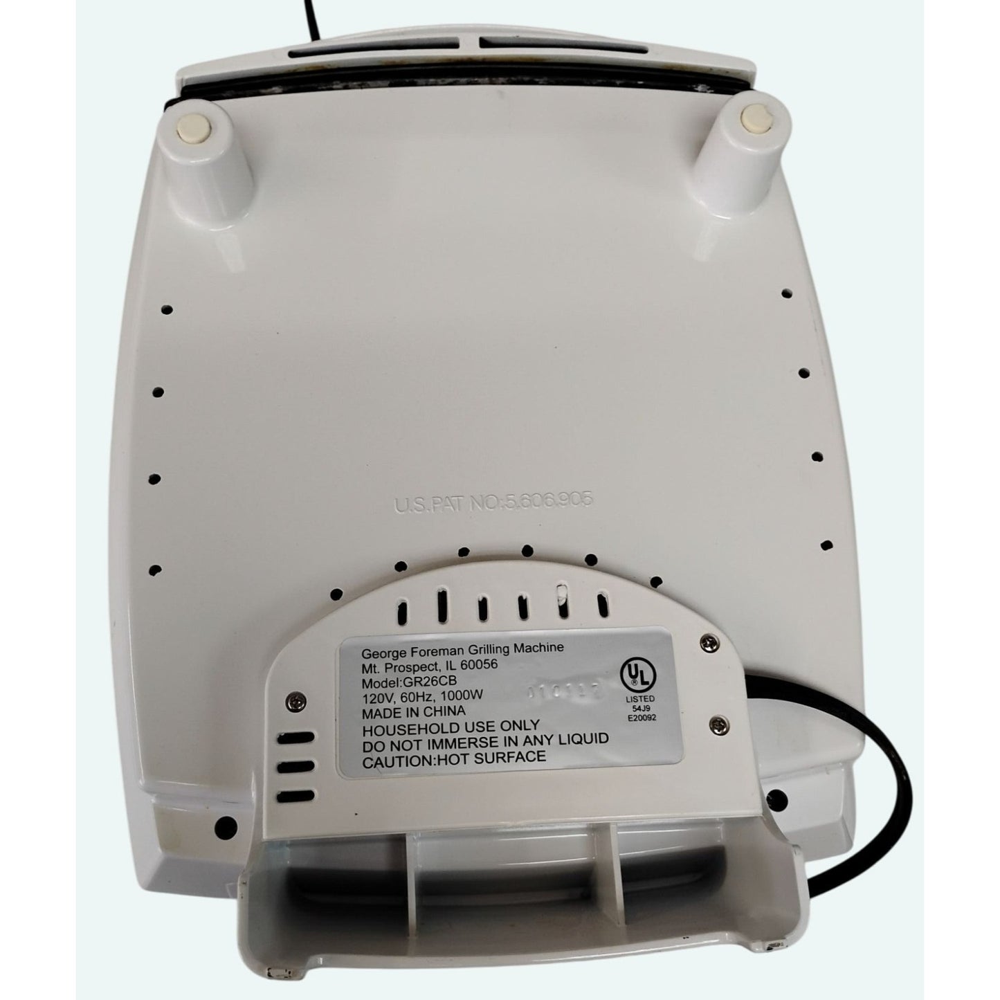 White electric grill