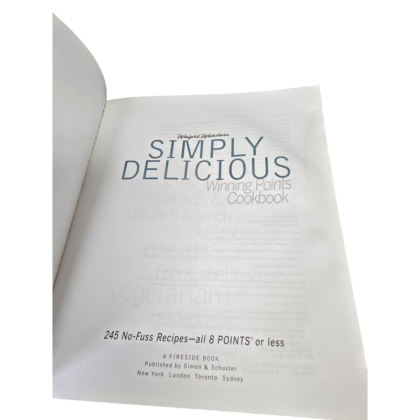 Weight Watchers Simply Delicious Cookbook