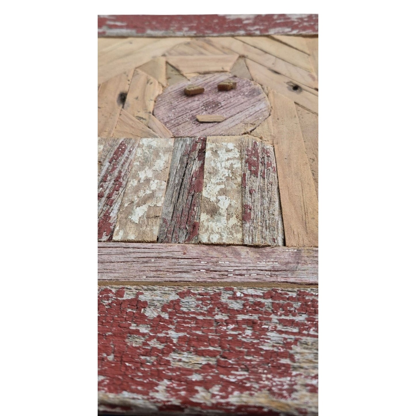 Rustic Barn‑Board Cat Wall Decor – Local Wisconsin Artisan