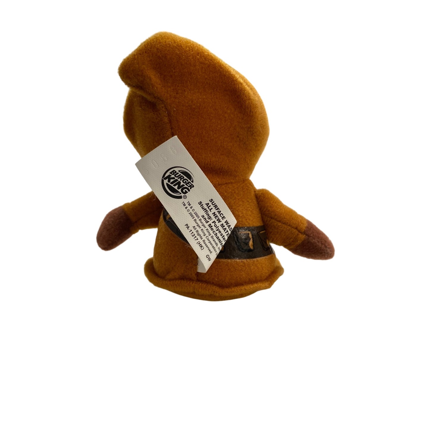 Burger King Star Wars Jawa Plush Toy Brown & Black 4" With Hood & Belt