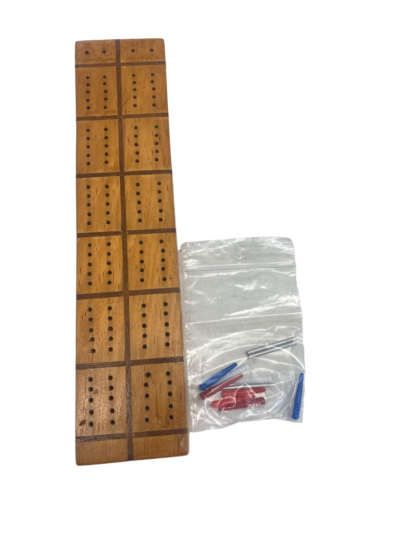 Vintage Horn Cribbage Board